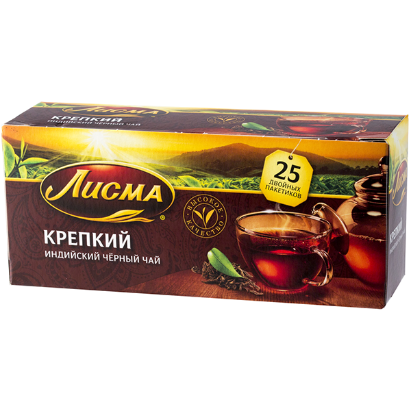 чай Лисма пакет "Крепкий" 25*2г (27)_0