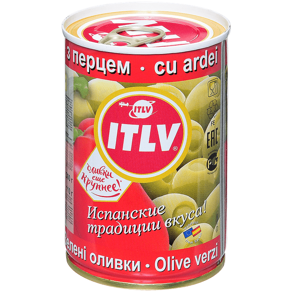 ITLV Оливки с перцем 314мл (12) ж/б_0