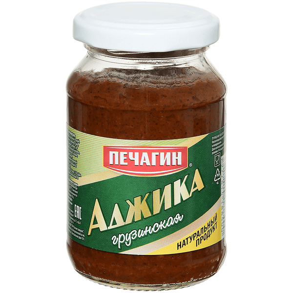 Печагин Аджика Грузинская 200г (12) ст/б_0