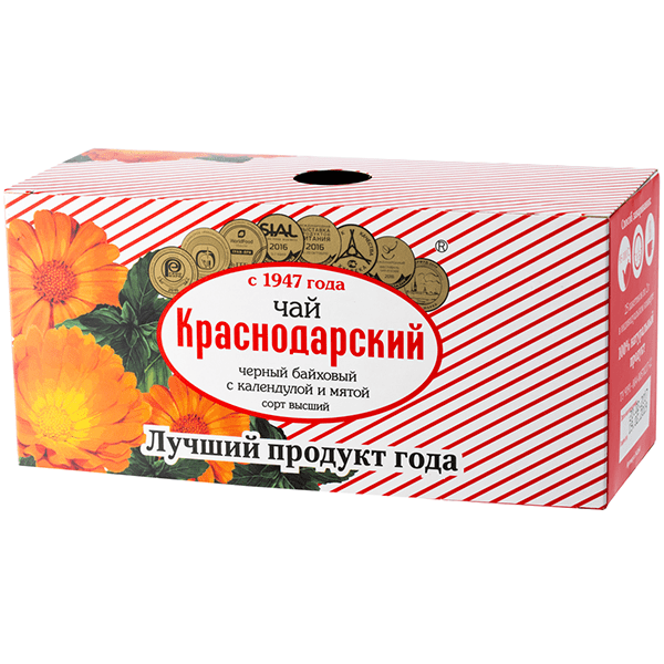 Чай Краснодарский черн байх Календула / Мята 25*2г (24)_0