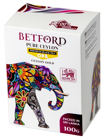 Betford (Бетфорд) чай цейлонский черный байховый крупнолистовой ОРА.100гр_0