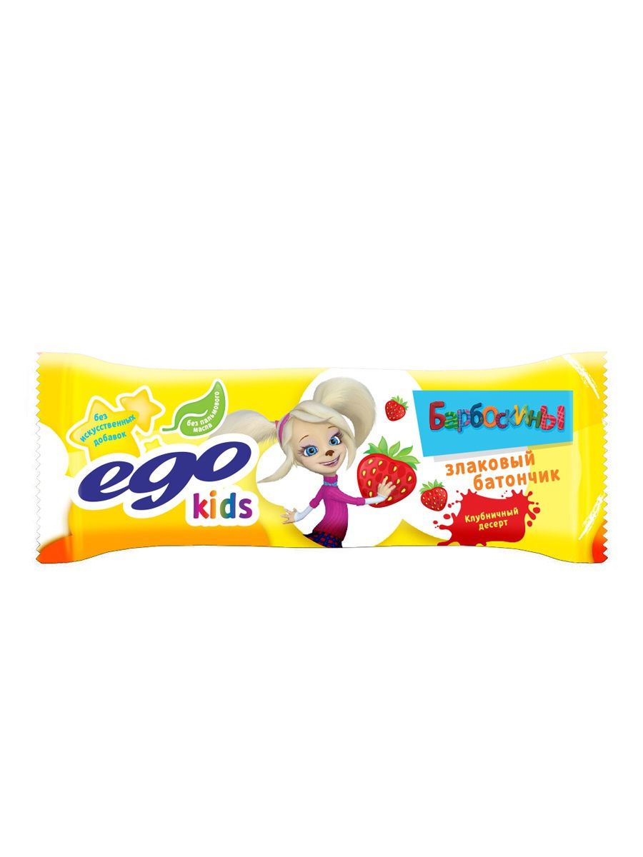 Батончик мюсли EGO KIDS Клубничный десерт (6) Т21х25 г_0