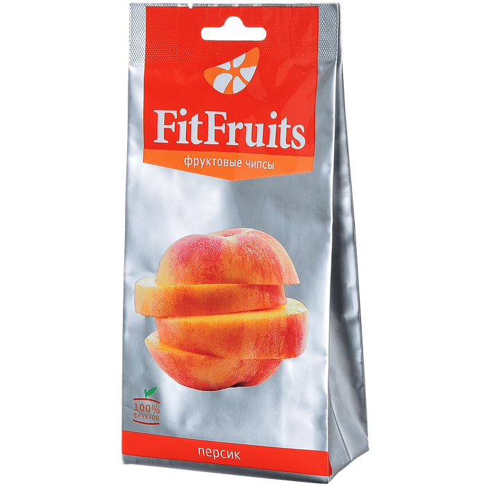 FitFruits Фруктовые чипсы Персик 20г (48)_0