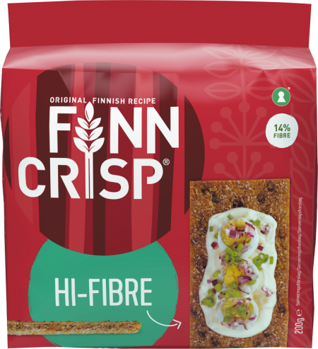 Хлебцы FINN CRISP Hi-Fibre (с отрубями) 200 г_0