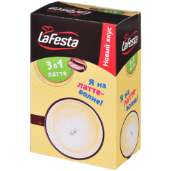 Напиток кофейный Ла Феста 3 в 1 Латте (10*20г) (8)