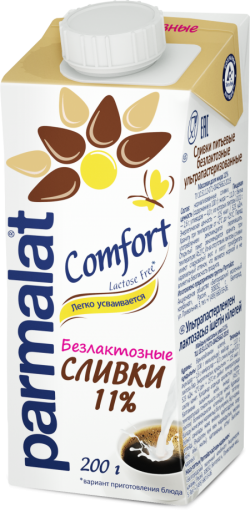 Parmalat Сливки 11%  Низколактозн 0,2 л
