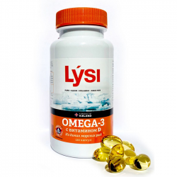ЛИСИ ОМЕГА-3 капс. с витамином Д N120 (10)