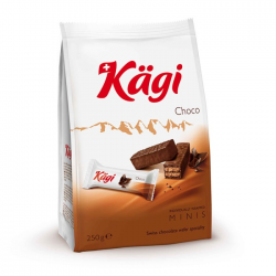 Kaegi Choco mini вафли шокол крем в молоч шок 125г (12)