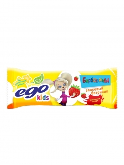 Батончик мюсли EGO KIDS Клубничный десерт (6) Т21х25 г