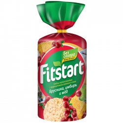 Хлебцы FITSTART мультизлак. Брусника, Имбирь и Мёд 100г (12)