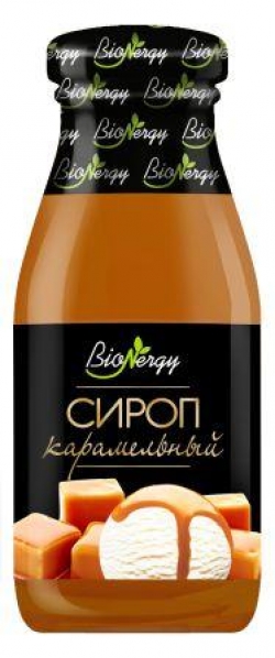 Карамельный сироп "BioNergy", 0,2 л.