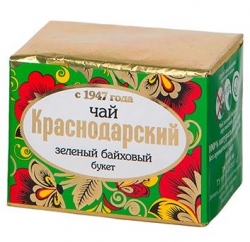 Чай Краснодарский зеленый классический "Букет" 65г