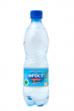 Вода минеральная с газом “ФРОСТ” 0,5 л.