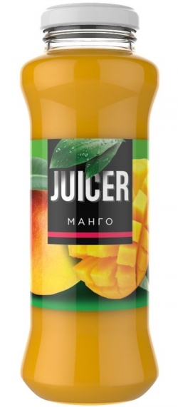 Нектар ТМ"JUICER" из манго с мякотью, 0,25л.