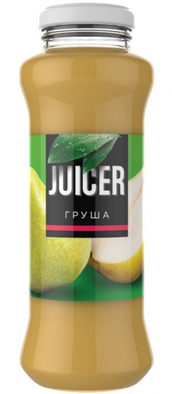 Сок ТМ"JUICER" Грушевый восстановленный с мякотью, 0,25л.